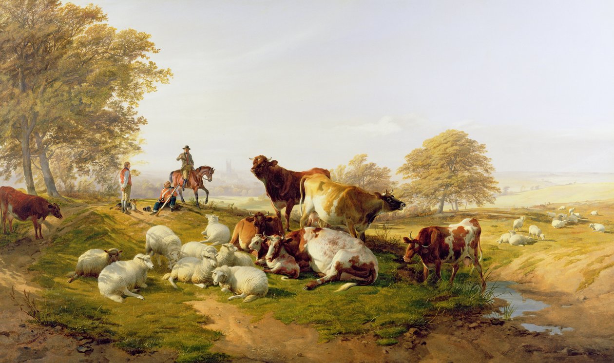 Um repouso noturno de Thomas Sidney Cooper