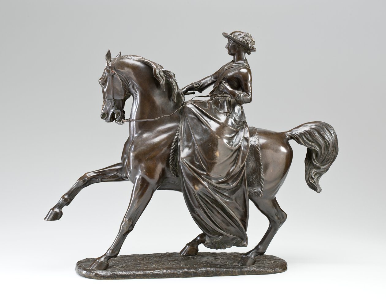 Estátua Equestre da Rainha Vitória, 1853 (bronze) de Thomas Thornycroft