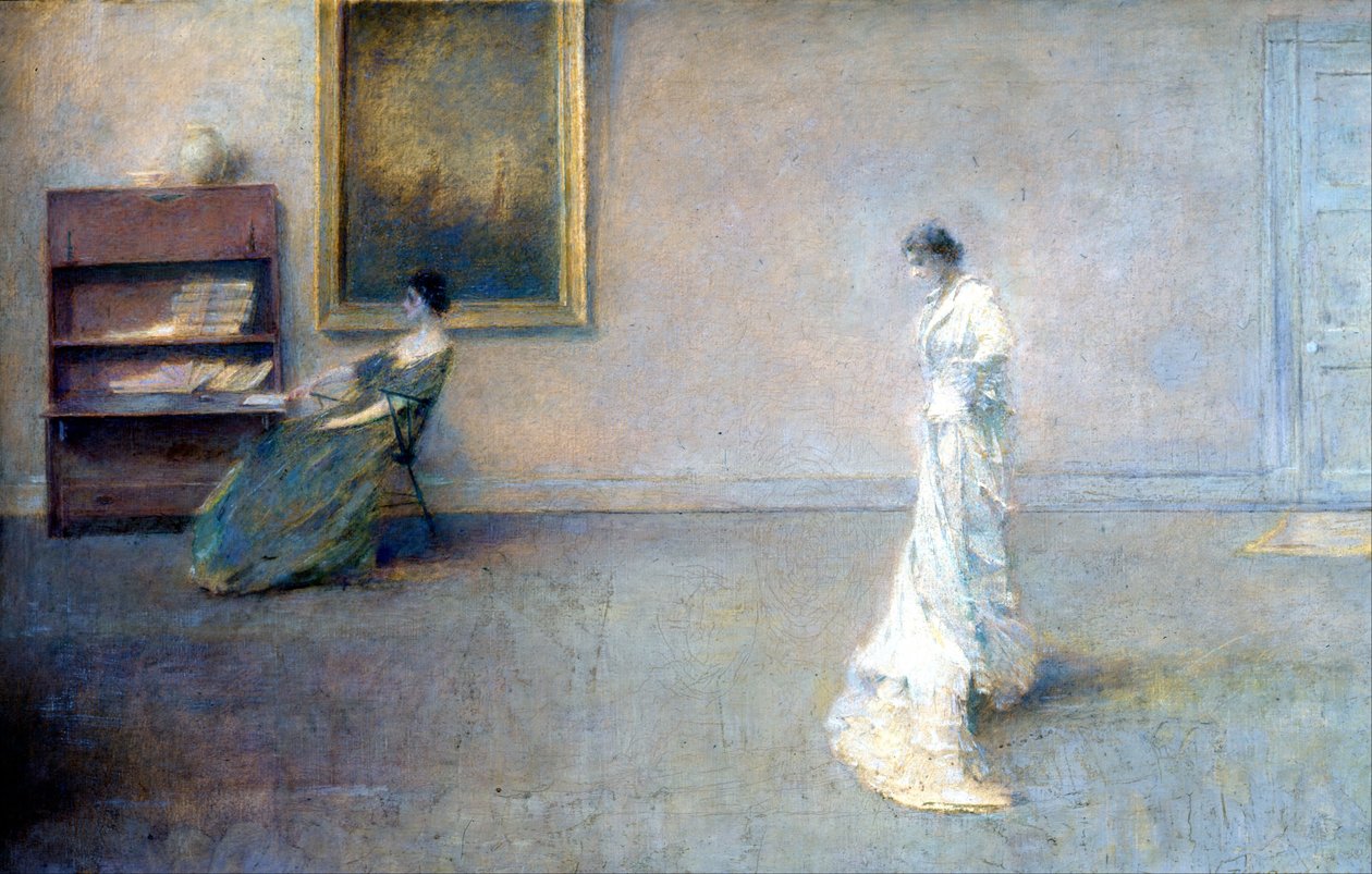 O vestido branco de Thomas Wilmer Dewing