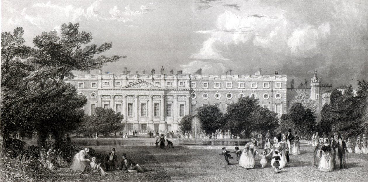 Hampton Court Palace de Thomas Allom