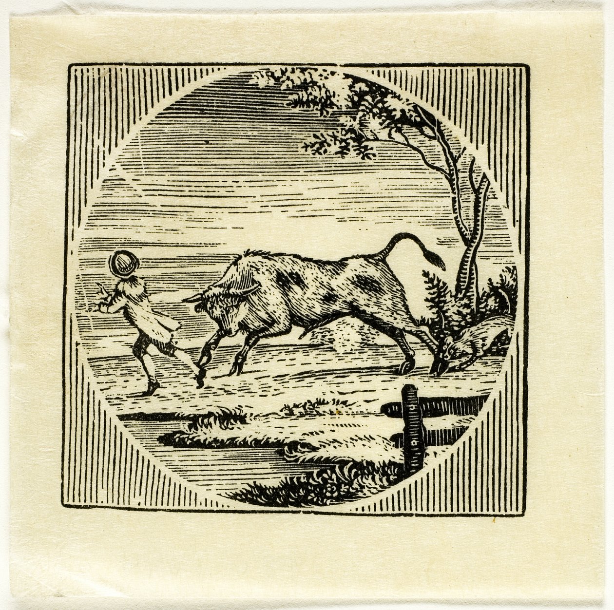 Ilustração do livro de Thomas Bewick