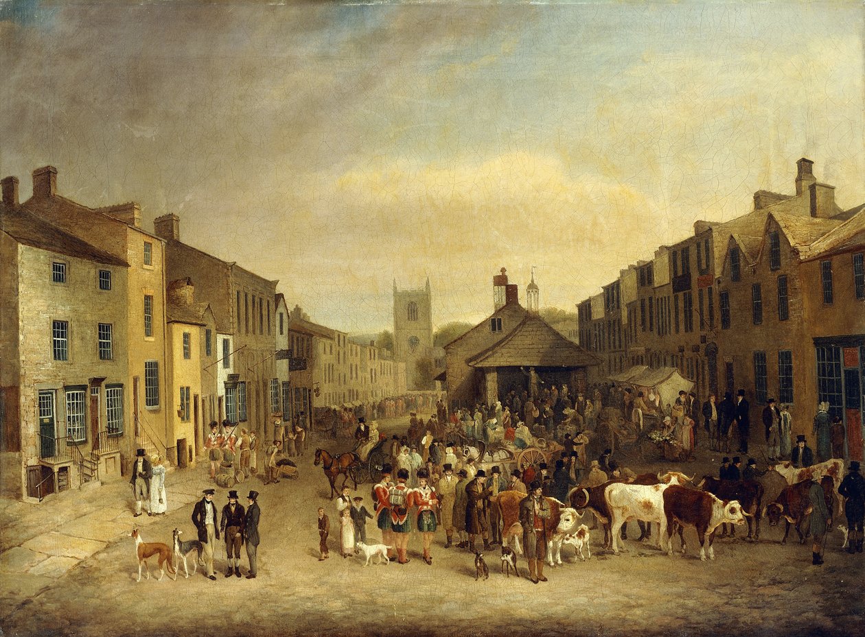 A Feira de Skipton de 1830 de Thomas Burras