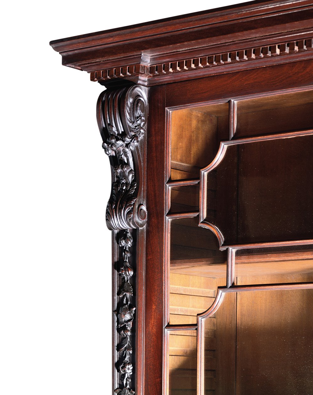 Uma estante de livros George III de Thomas Chippendale
