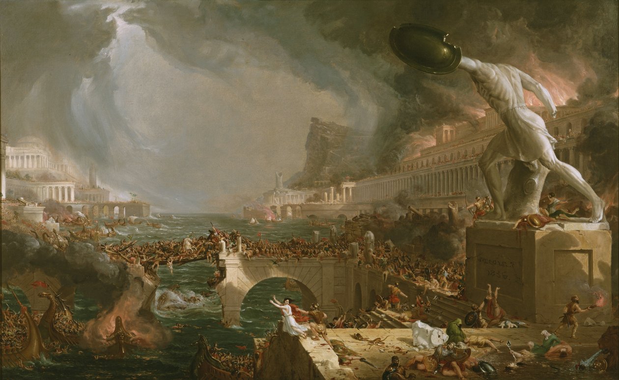 O Curso do Império: A Destruição de Thomas Cole