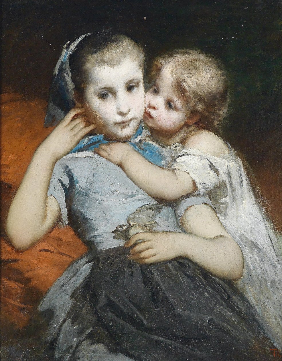 Irmãs, monograma T. C. de Thomas Couture