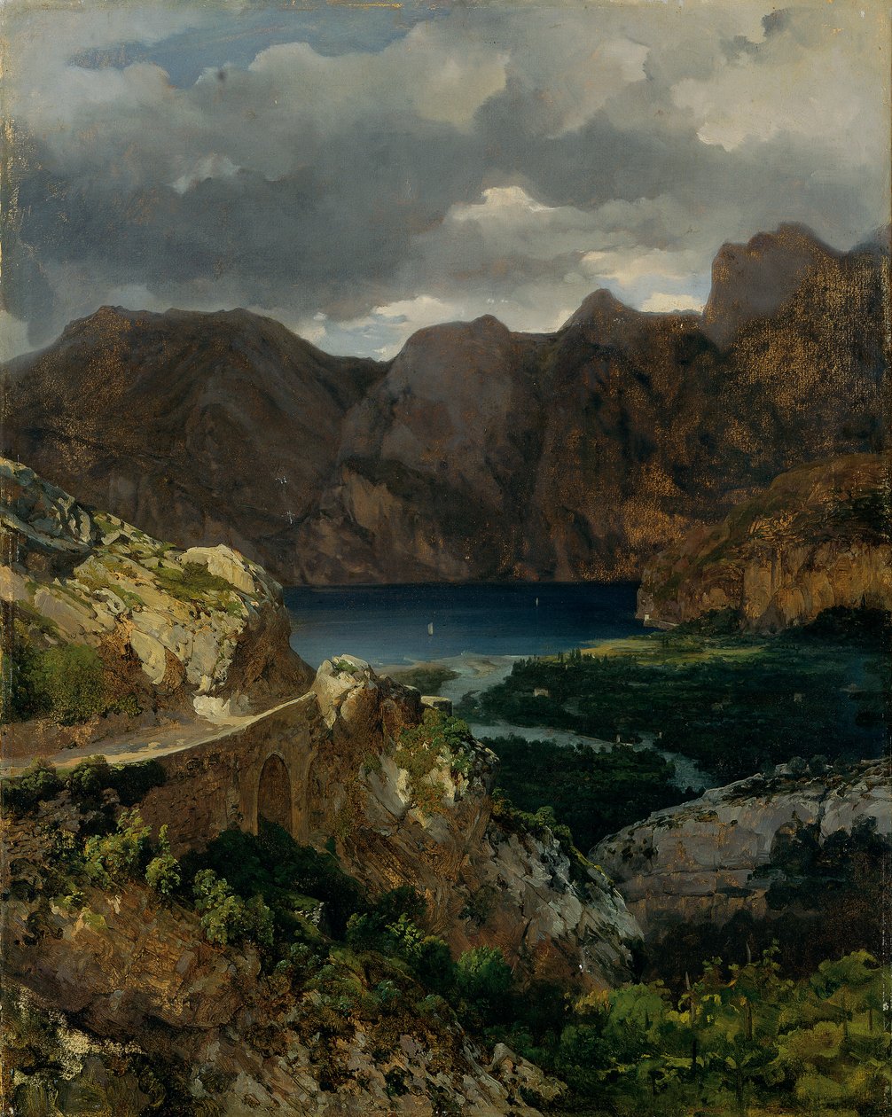Vista do Lago de Garda de Thomas Ender