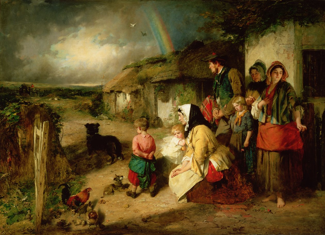 A primeira pausa na família de Thomas Faed