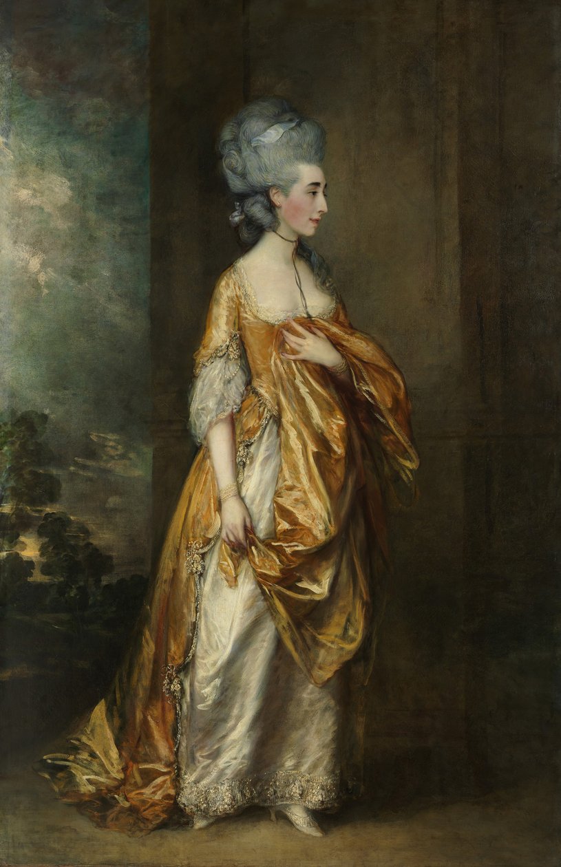 Sra. Grace Dalrymple Elliott 1754-1823, 1778. de Thomas Gainsborough