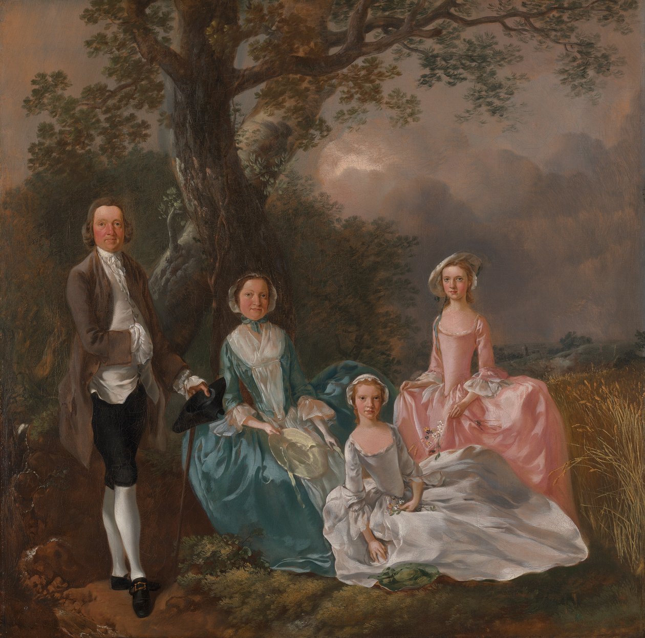 A Família Gravenor de Thomas Gainsborough RA
