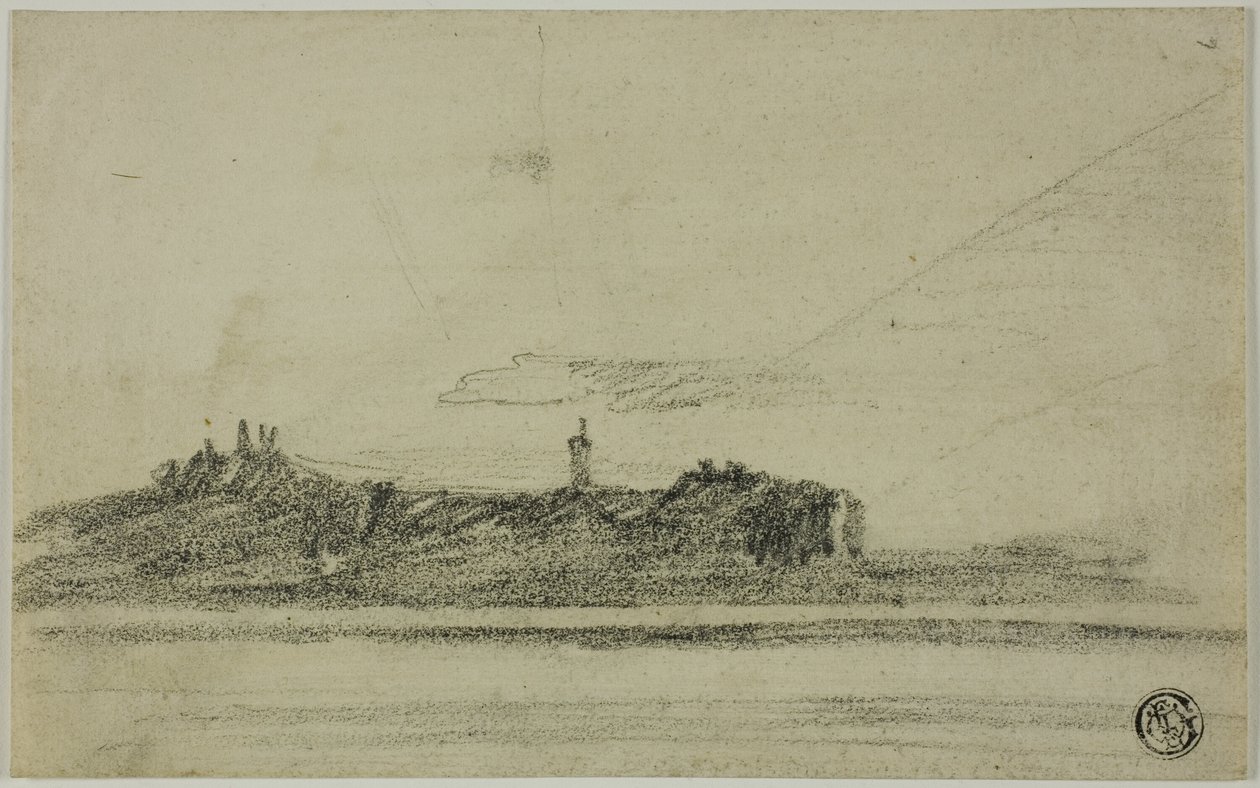 Castelo na costa de Thomas Girtin