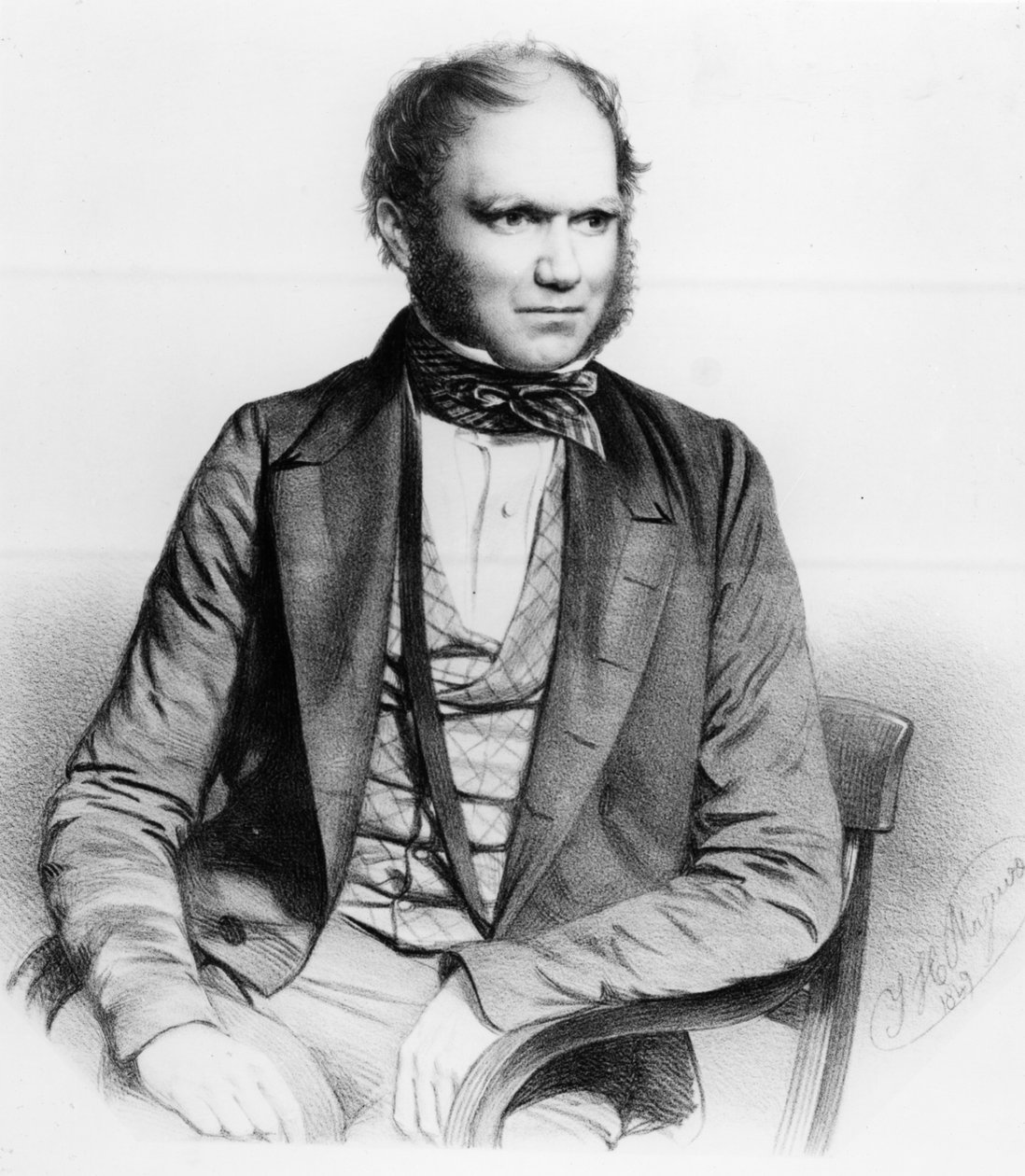 Charles Darwin, 1849 de Thomas Herbert Maguire