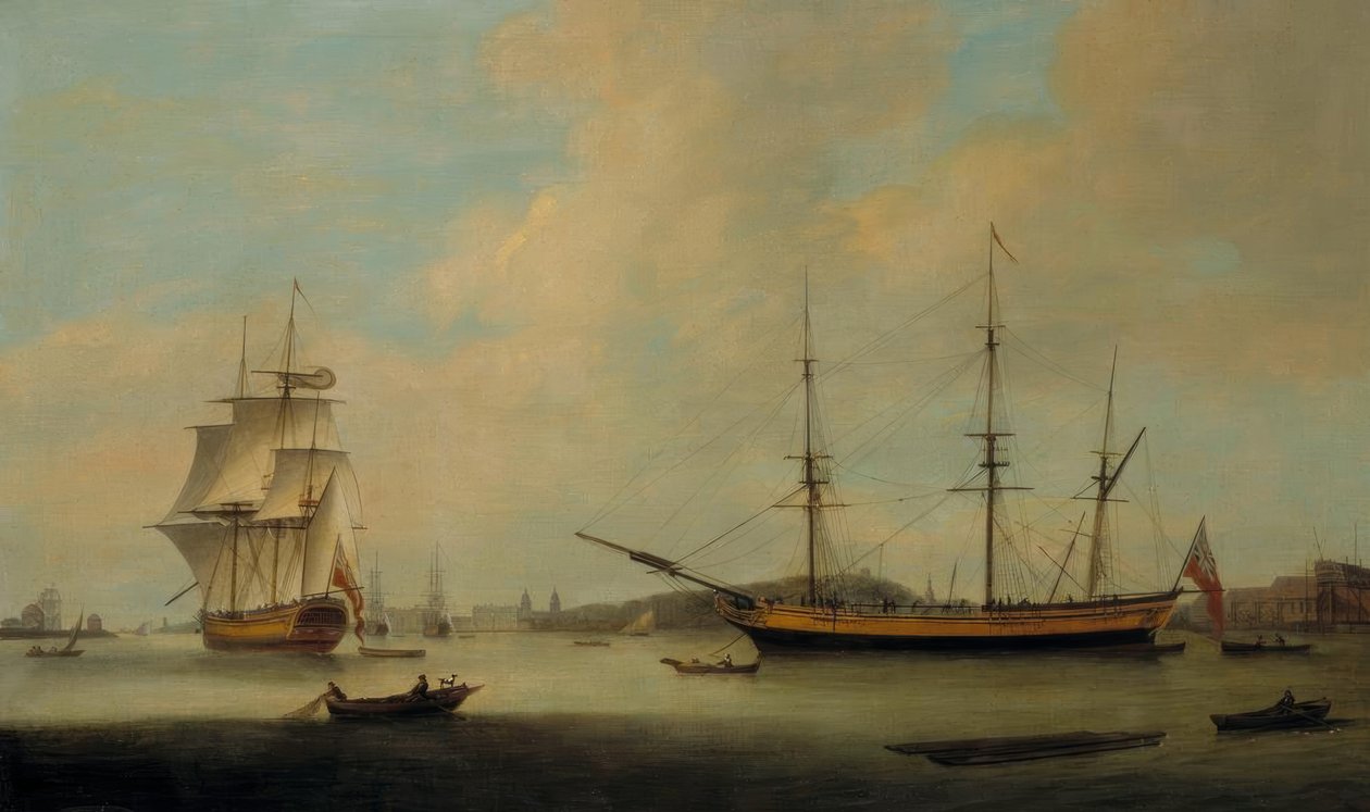 O navio dos EUA Granville &39;em Deptford de Thomas Luny