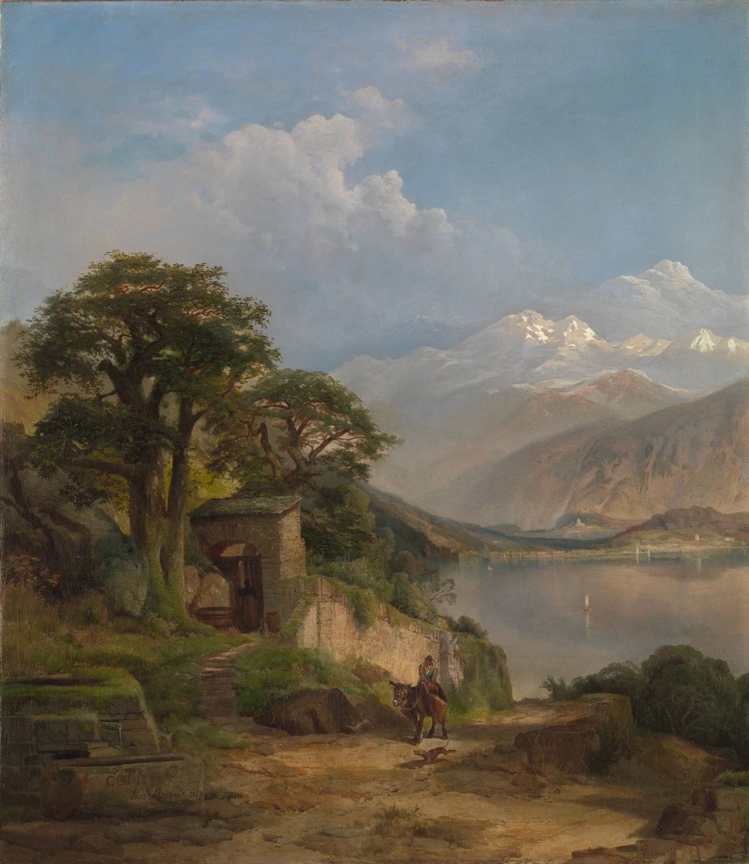 Lago Como, 1867 de Thomas Moran
