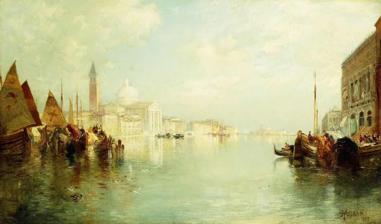 O Grande Canal, 1887 de Thomas Moran