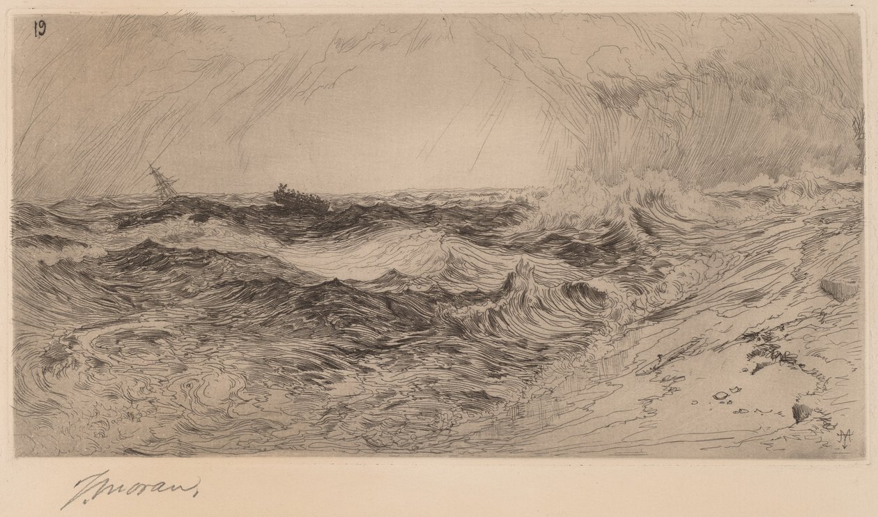 O Mar Ressonante de Thomas Moran
