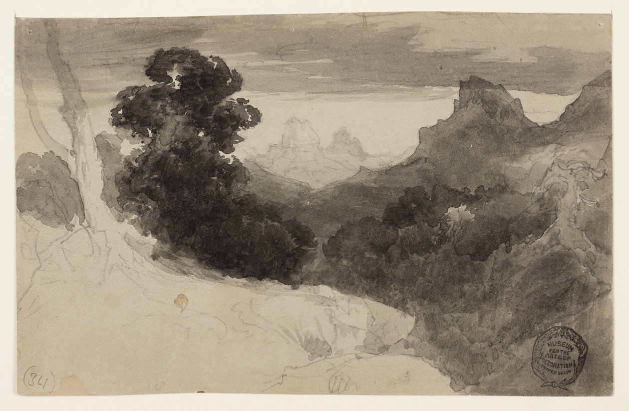 Vista dos Tetons, Wyoming de Thomas Moran