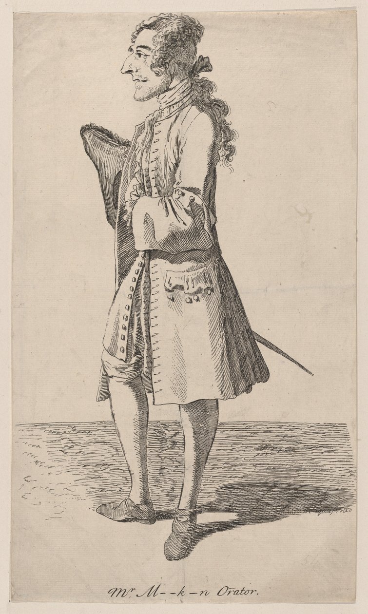 Macklin Orator, 1750-80., 1750-80. de Thomas Patch