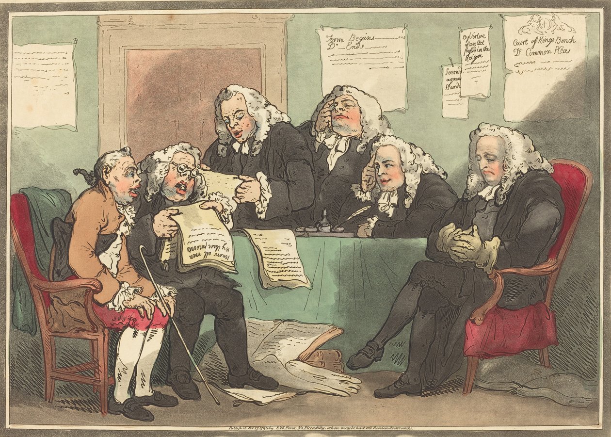 Aborrecimento, 1793. de Thomas Rowlandson