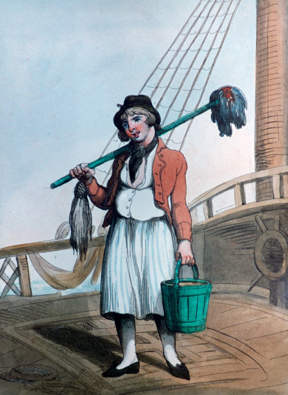 Menino de cabine, 1799 de Thomas Rowlandson