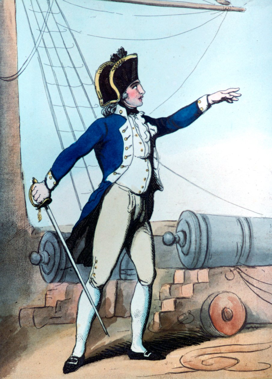 Tenente, 1799 de Thomas Rowlandson