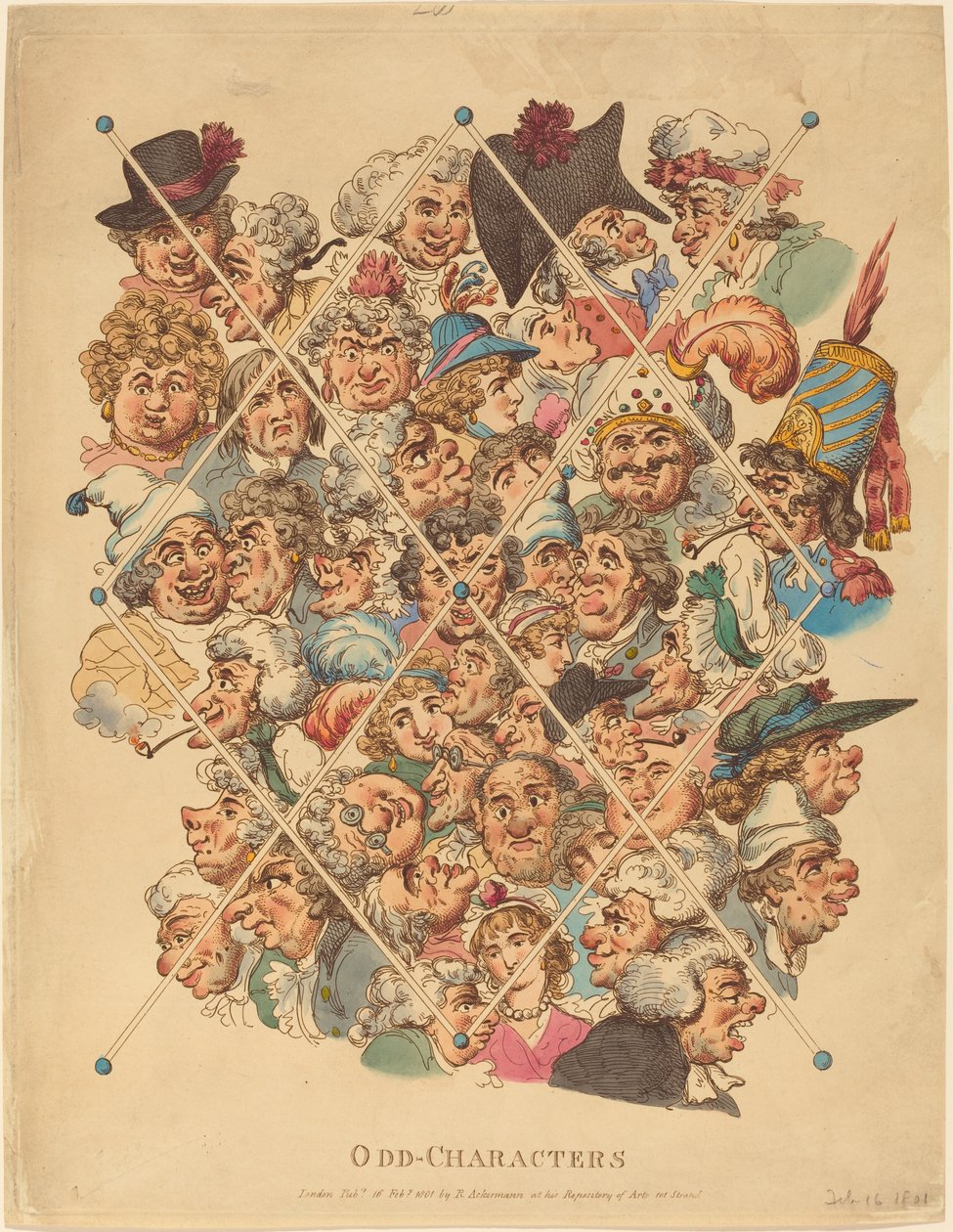 Caracteres ímpares de Thomas Rowlandson