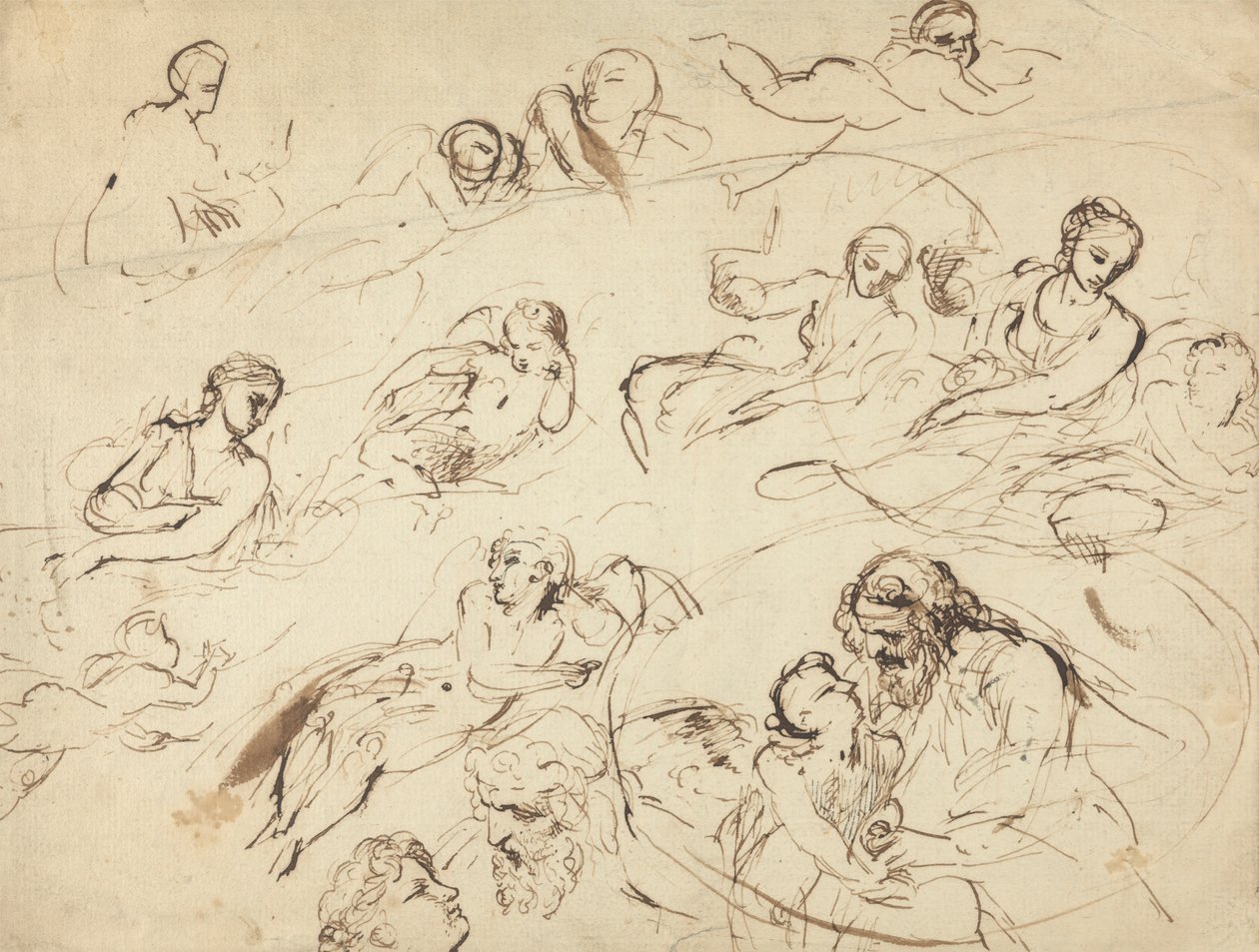 Estudo para Telemachus de Thomas Stothard