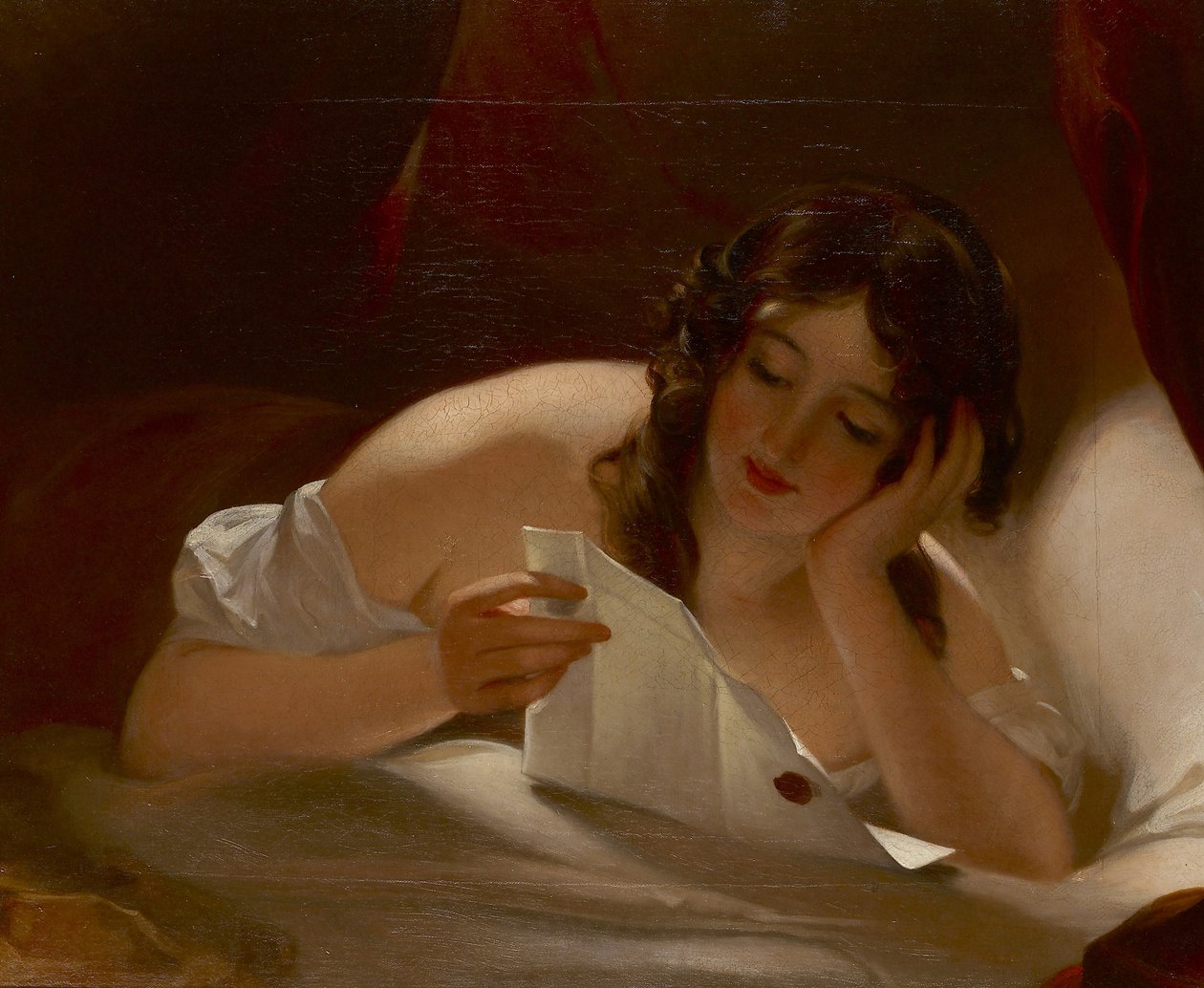 A carta de amor de 1834 de Thomas Sully
