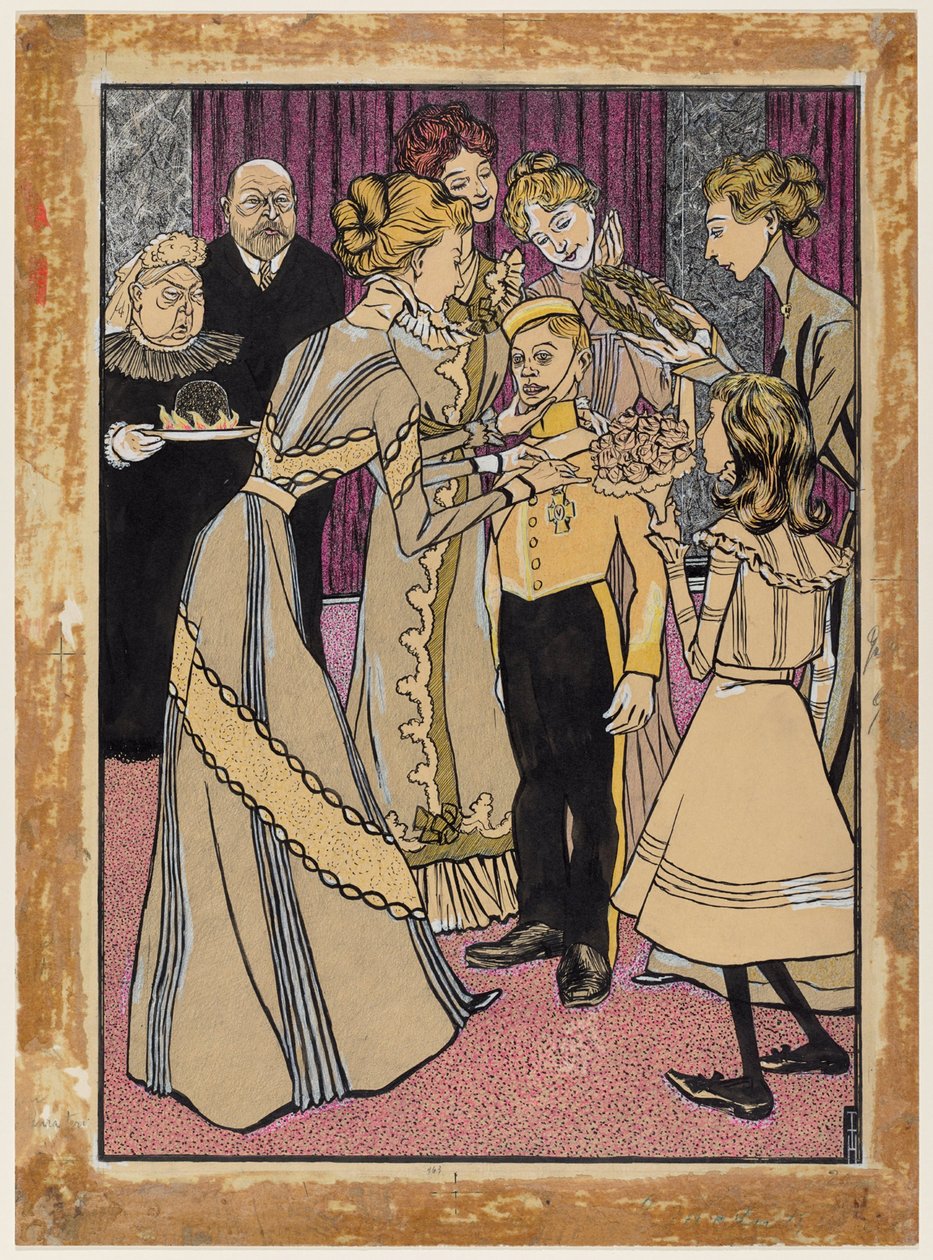 adoração do herói de Thomas Theodor Heine