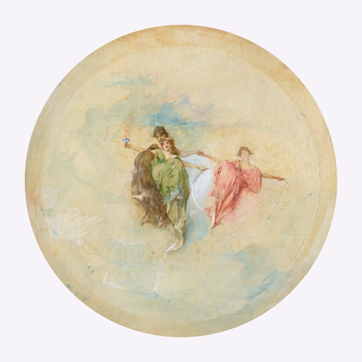 Alvorada, 1892. de Thomas Wilmer Dewing