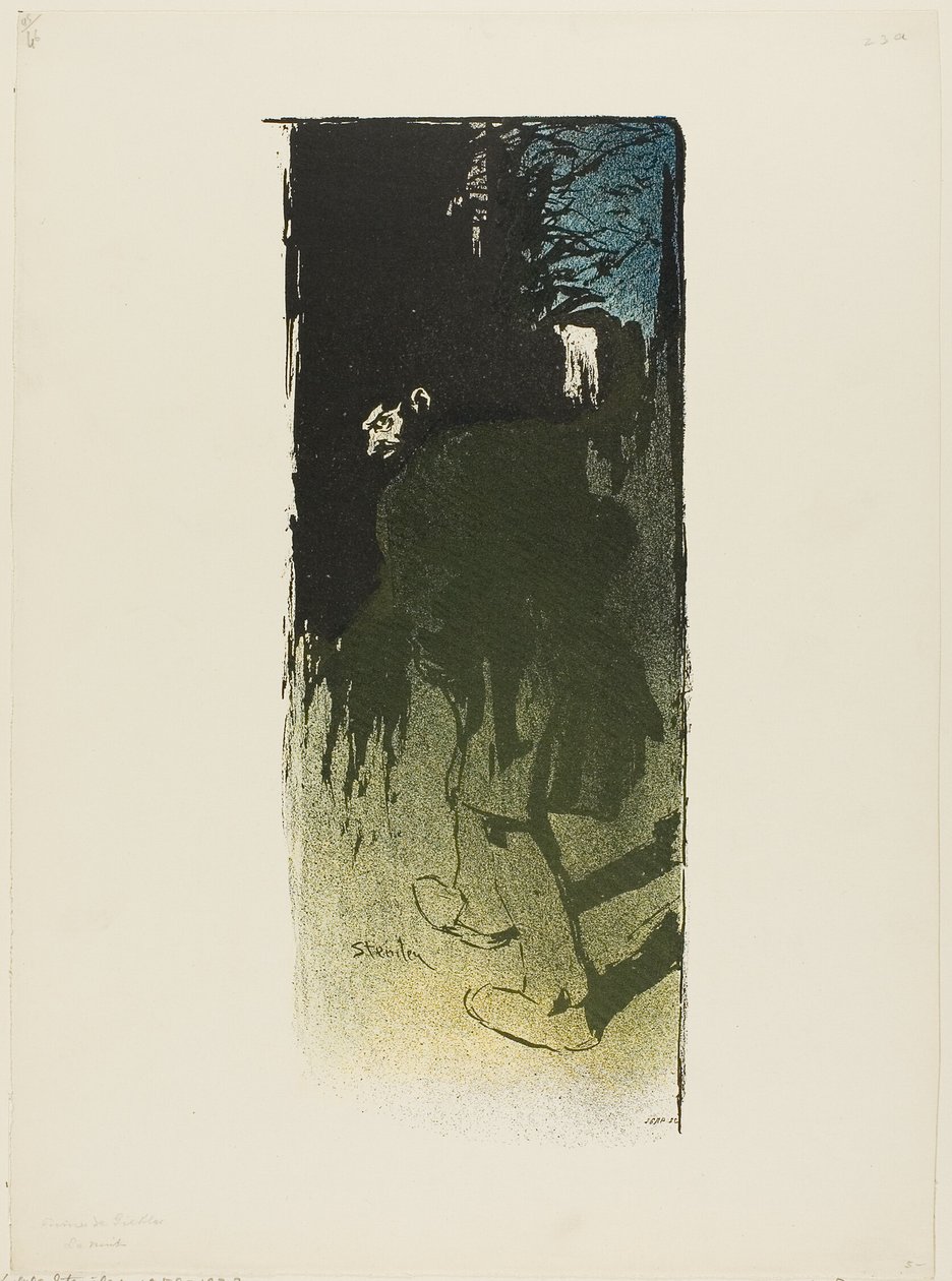 A Noite de Théophile Alexandre Pierre Steinlen
