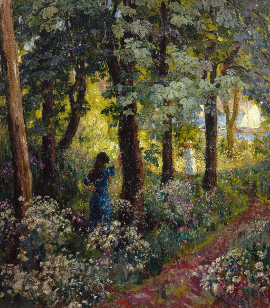 Dia de verão pelo fiorde de Thorolf Holmboe