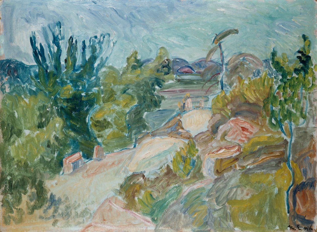 A estrada (pintura) de Thorvald Erichsen