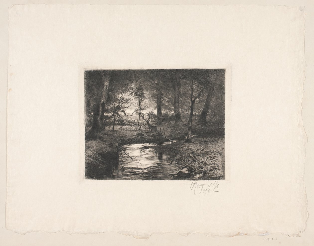 Aa na floresta de Borrevejle de Thorvald Niss