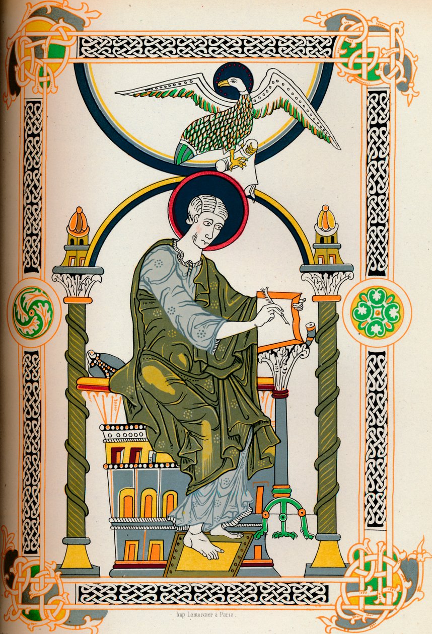 Santa escrita, 1849. de Thurwanger