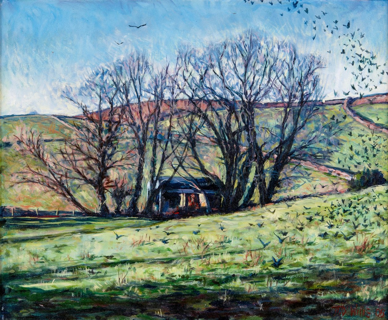Corvos subindo, 2009 de Tilly Willis
