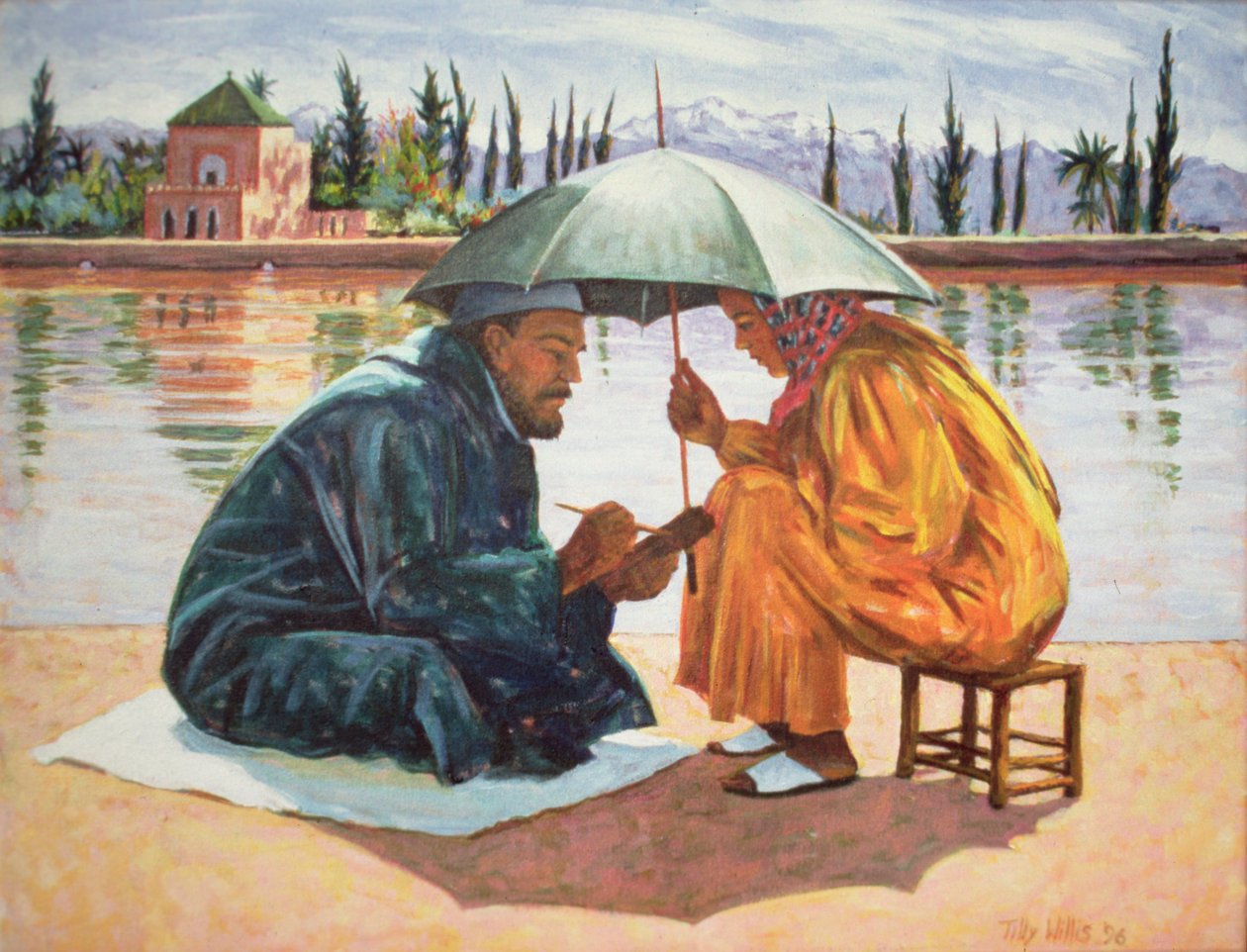 The Scribe, Marrocos, 1996 de Tilly Willis