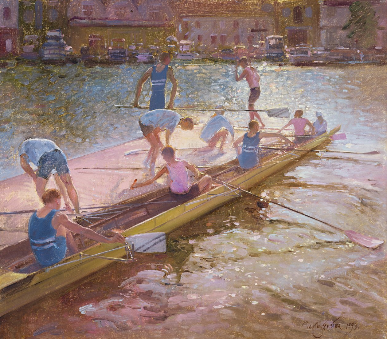 Na jangada, Henley, 1993 de Timothy Easton