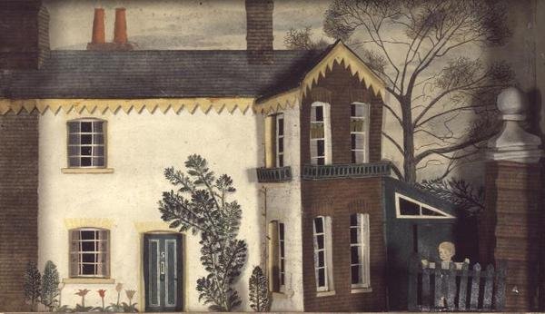 Modelo de uma casa de Tirzah Ravilious