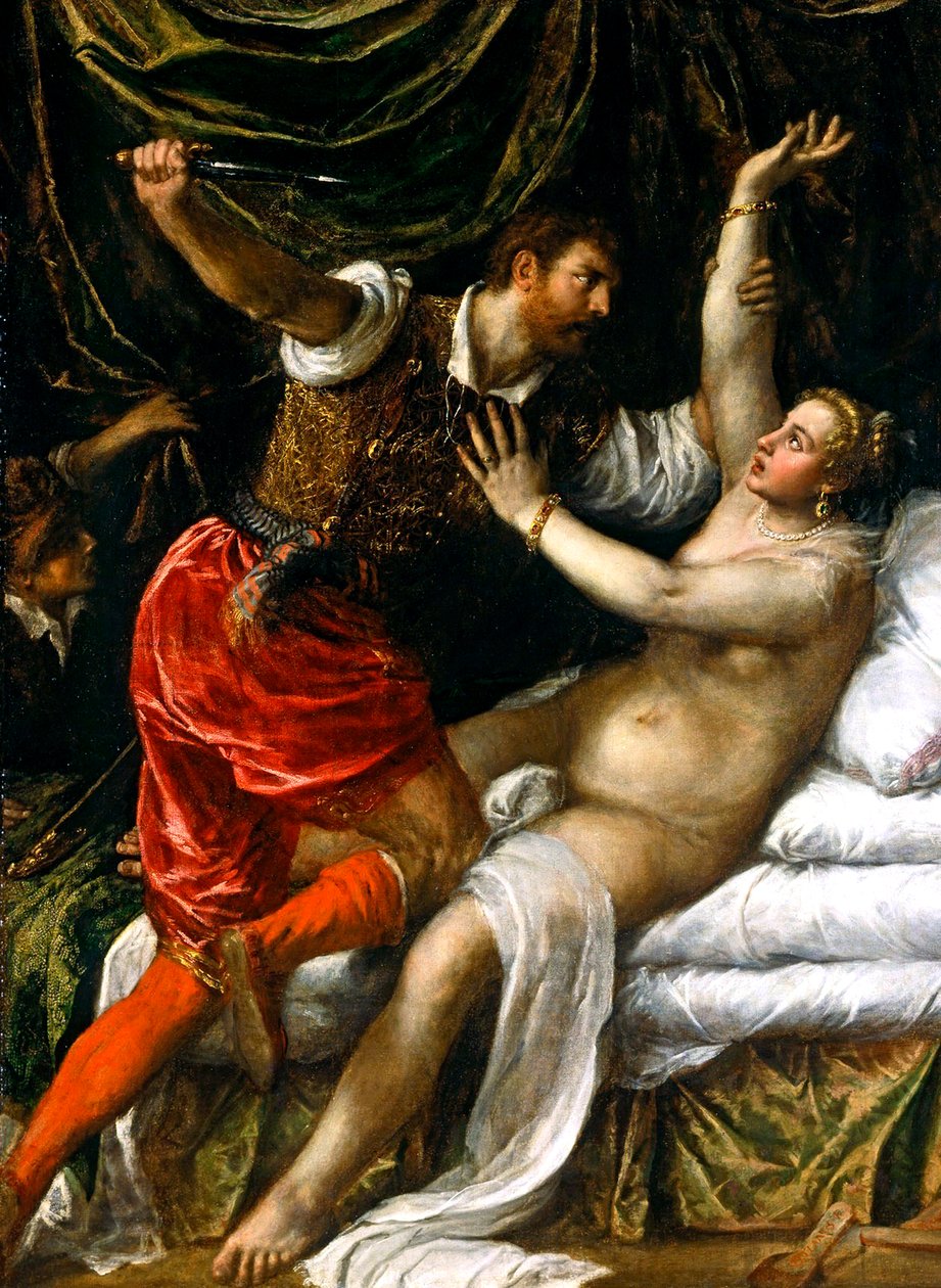 Tarquin e Lucretia de Tiziano Vecelli