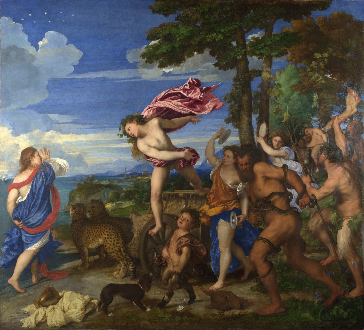 Baco e Ariadne de Tiziano Vecelli