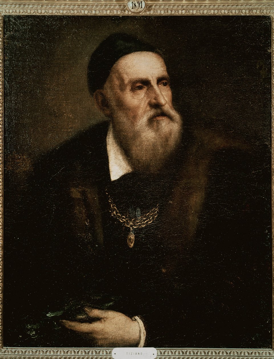 Auto-retrato (pintura de Tiziano Vecelli