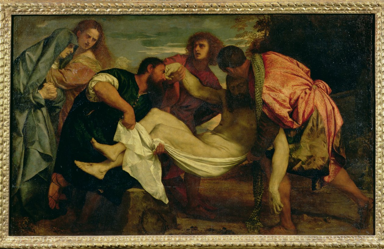 O sepultamento de Cristo de Tiziano Vecelli