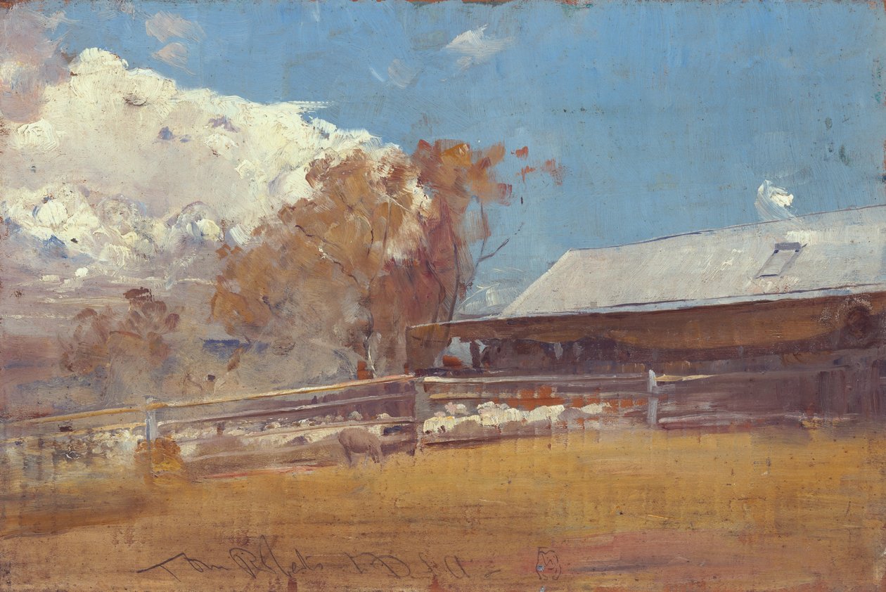 Galpão de corte, Newstead de Tom Roberts