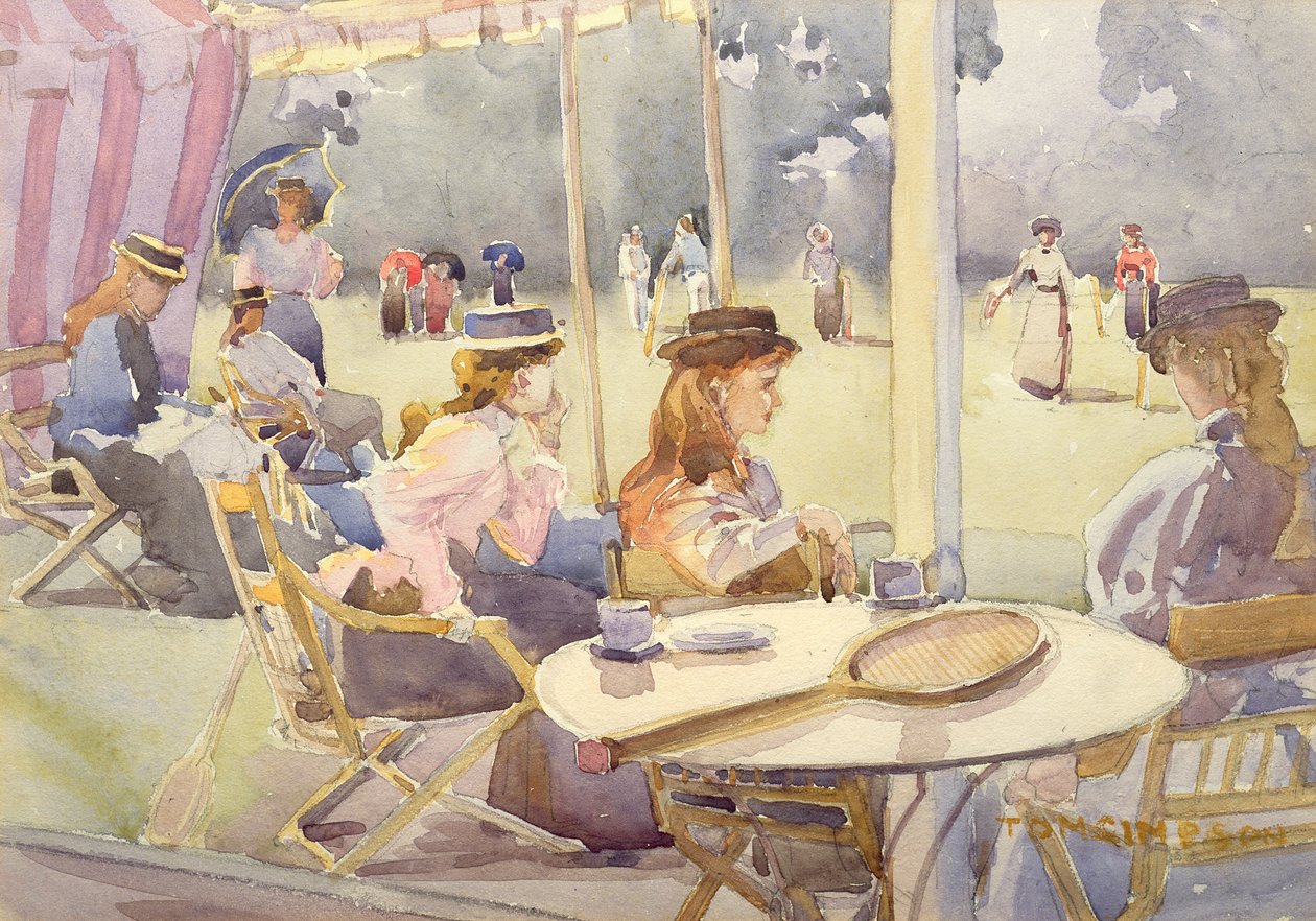 The Tennis Party de Tom Simpson