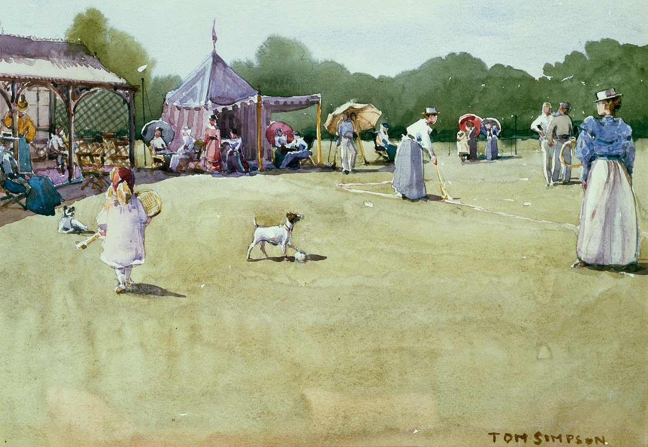 The Tennis Party de Tom Simpson