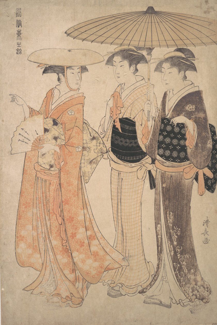O Passeio. de Torii Kiyonaga