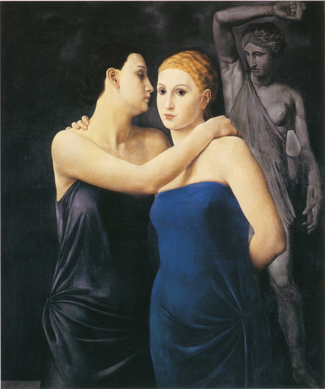 Le amiche Os amigos, 1924. de Ubaldo Oppi
