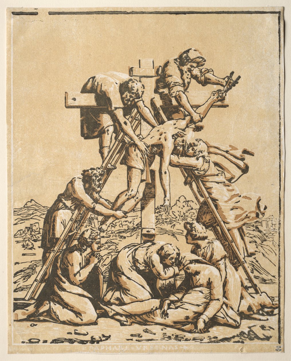 Descida da Cruz de Ugo da Carpi