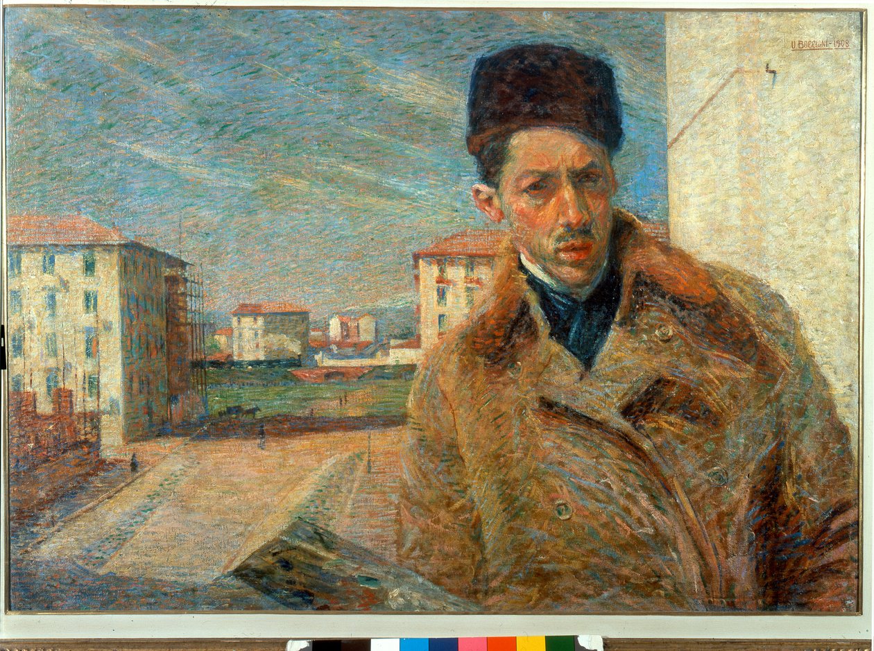 Auto-retrato de Umberto Boccioni