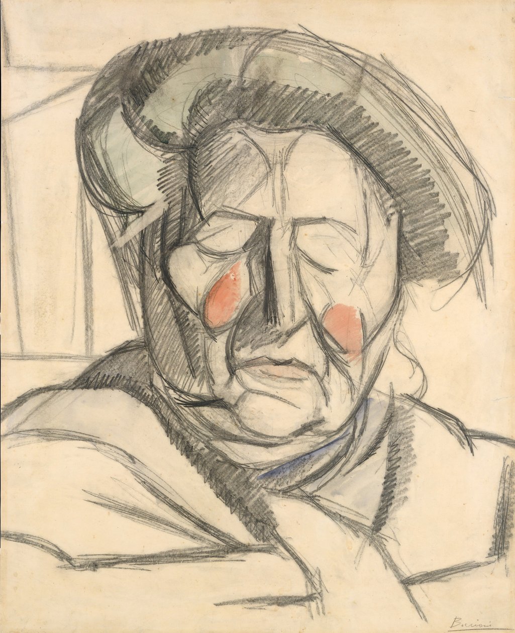 A Mãe do Artista, 1915. de Umberto Boccioni